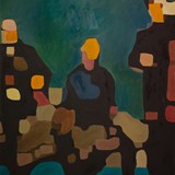 Trio 4, olej na płótnie, 70x80cm, 2013