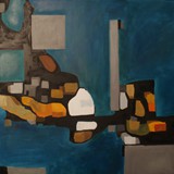 Trio 5, olej na płótnie, 80x80cm, 2014