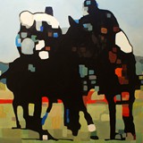 polo 14, olej na płótnie 100x80cm, 2013