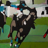 Polo 25, akryl na płótnie 70x100cm, 2016