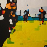 Polo 28, olej na płótnie 80x100cm, 2019