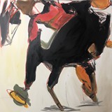 polo 40, akryl na płótnie 90x90cm, 2021