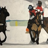 Polo 45, olej na płótnie, 100x70cm, 2022 (kolekcja prywatna)