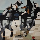 polo 8, olej na płótnie 100x80cm, 2013