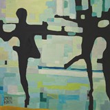 Balet 2, olej na płótnie, 2015