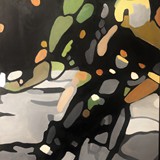 Kolarze, olej na płótnie 70x100cm,  2020