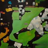 Rozgrywka 3, olej na płótnie 80x100cm, 2013