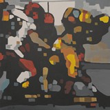 Rozgrywka 4, olej na płótnie 90x90cm, 2013