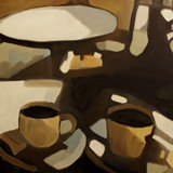 Kawiarnia, olej na płótnie, 2012