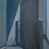 Płaszczyzny i cienie, olej na płótnie, 50x75cm, 2011